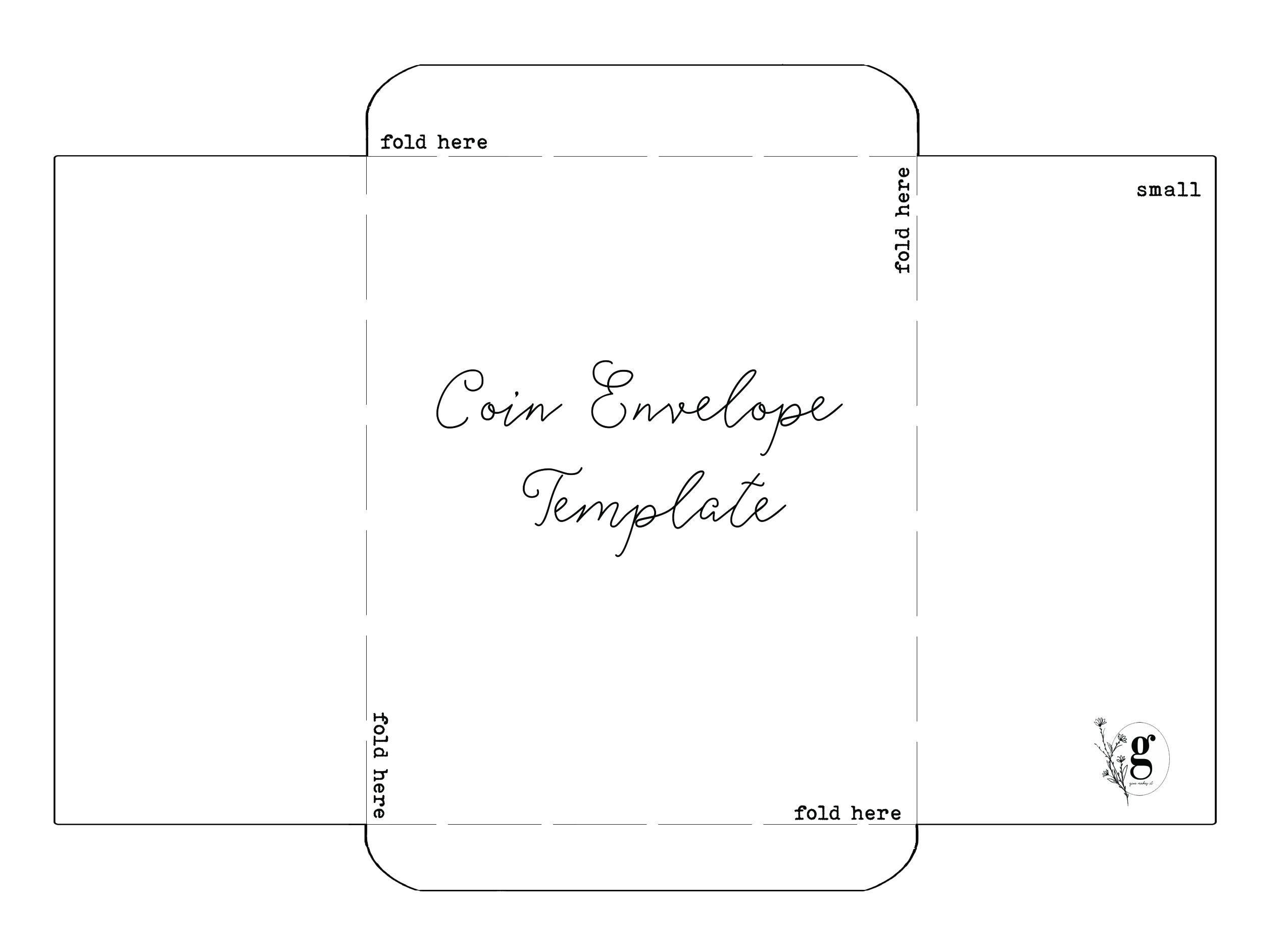 Free Coin Envelope Template